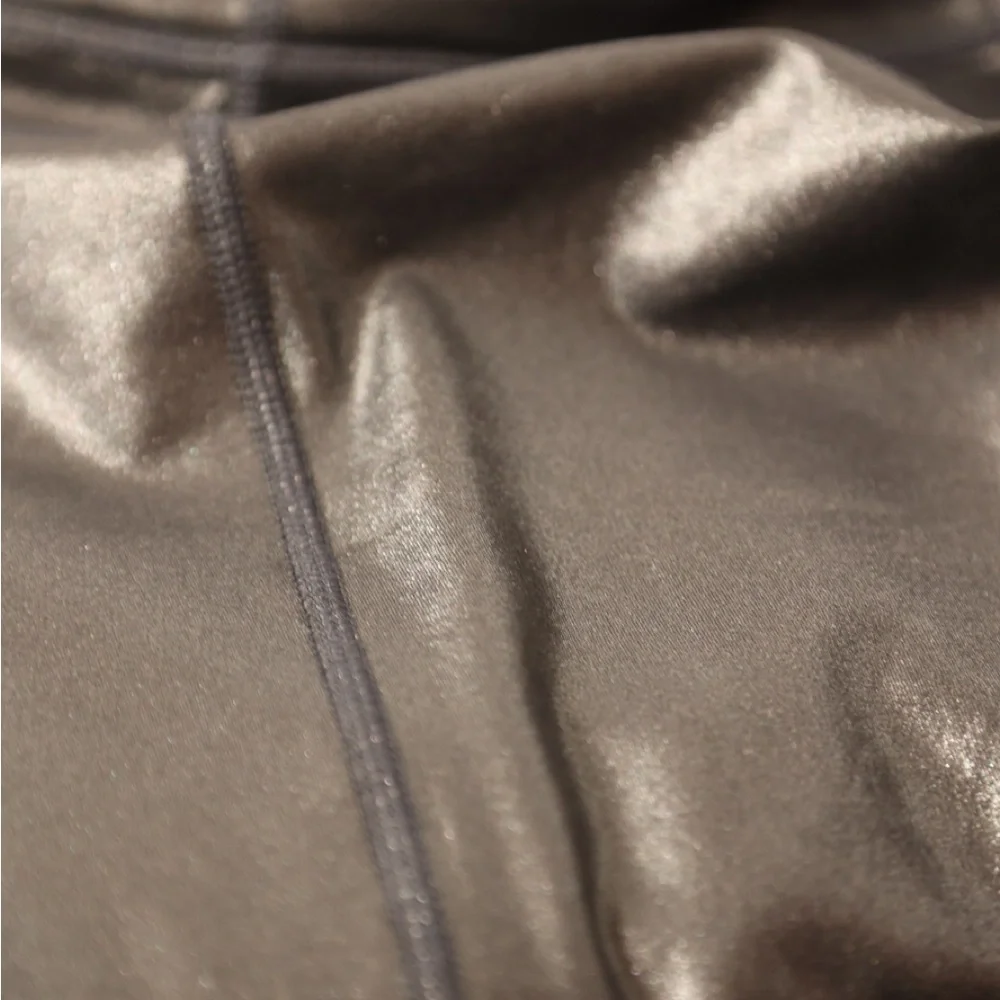 Athleta Inclination Shimmer Moto Tight NWT Black Size M High Rise Leggings - Picture 6 of 6